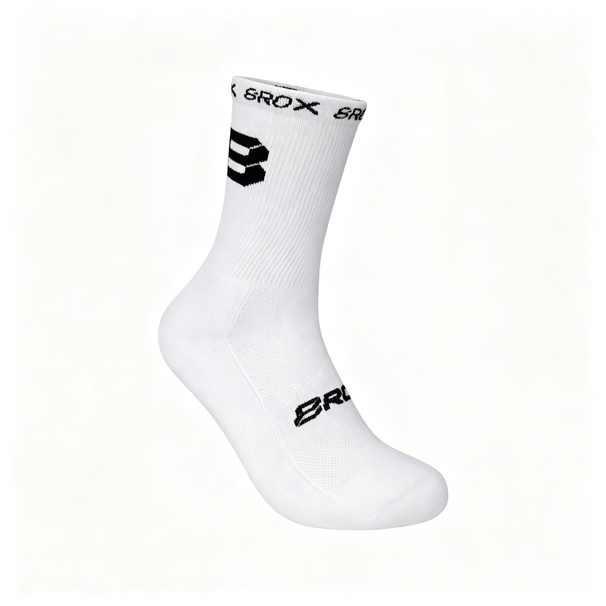 8ROX Performance Socks - White - alternate pair view