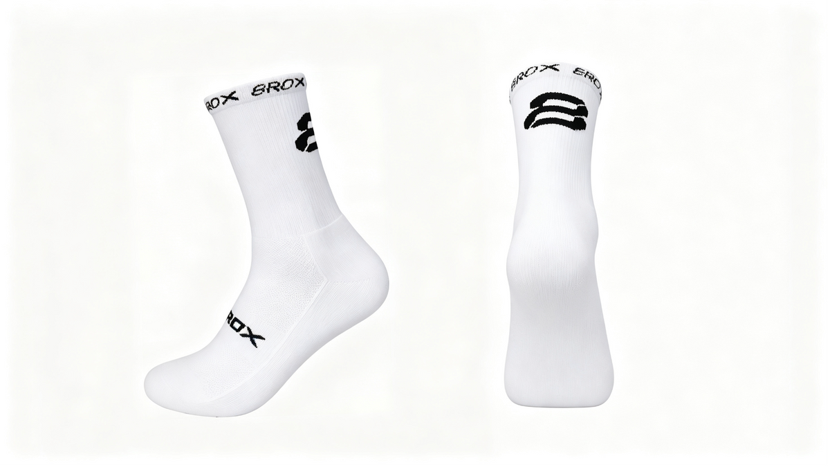 8ROX Performance Socks - White