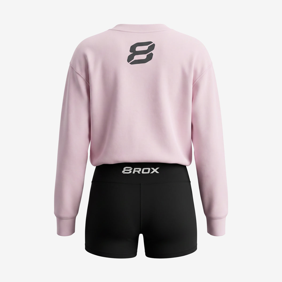 Ladies 8ROX Lifestyle Crew - Pink