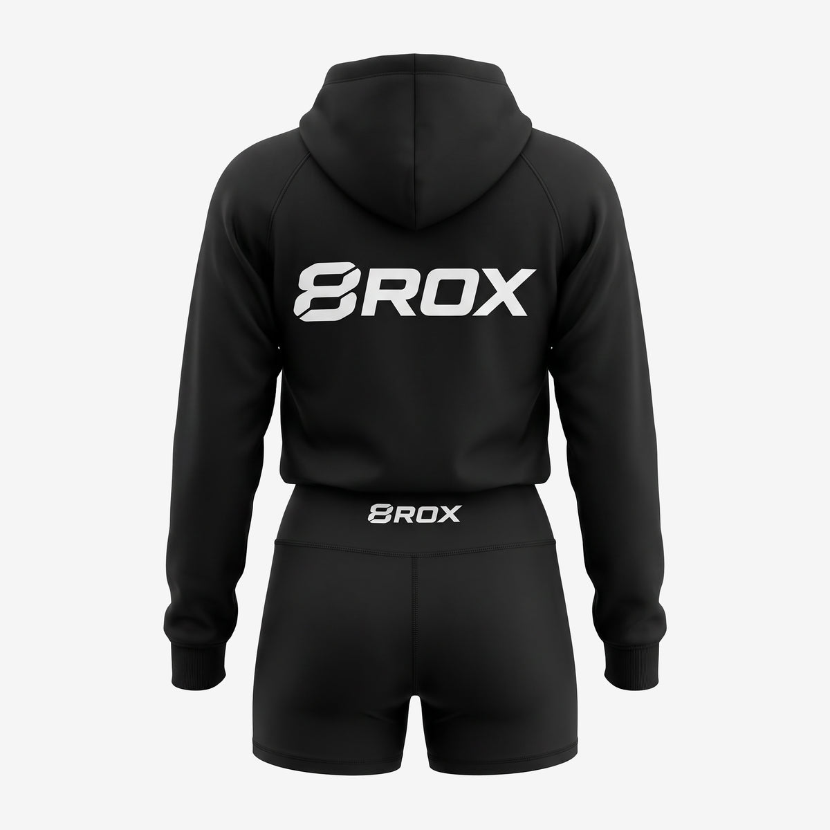 Ladies 8ROX Performance Hoodie - Black