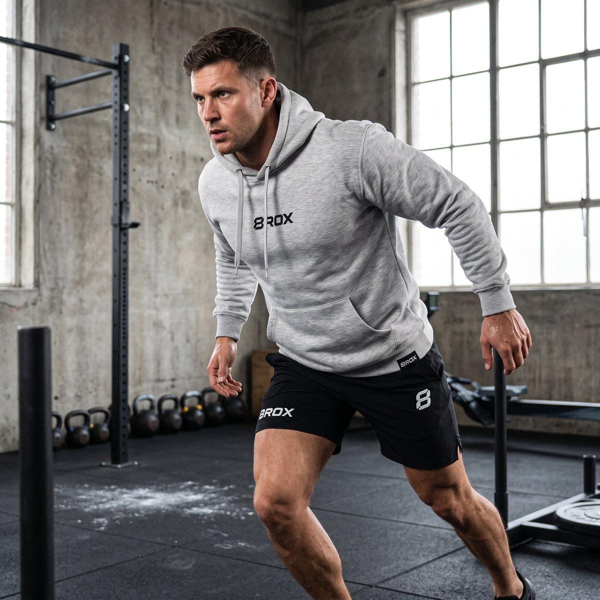8ROX Performance Hoodie - Grey - view 4