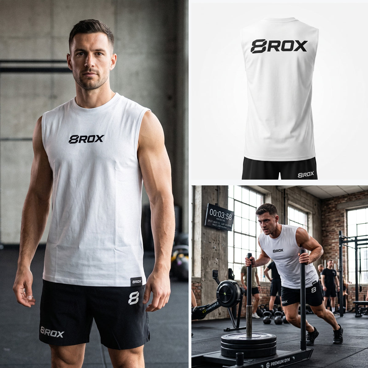 8ROX Lifestyle Vest - White