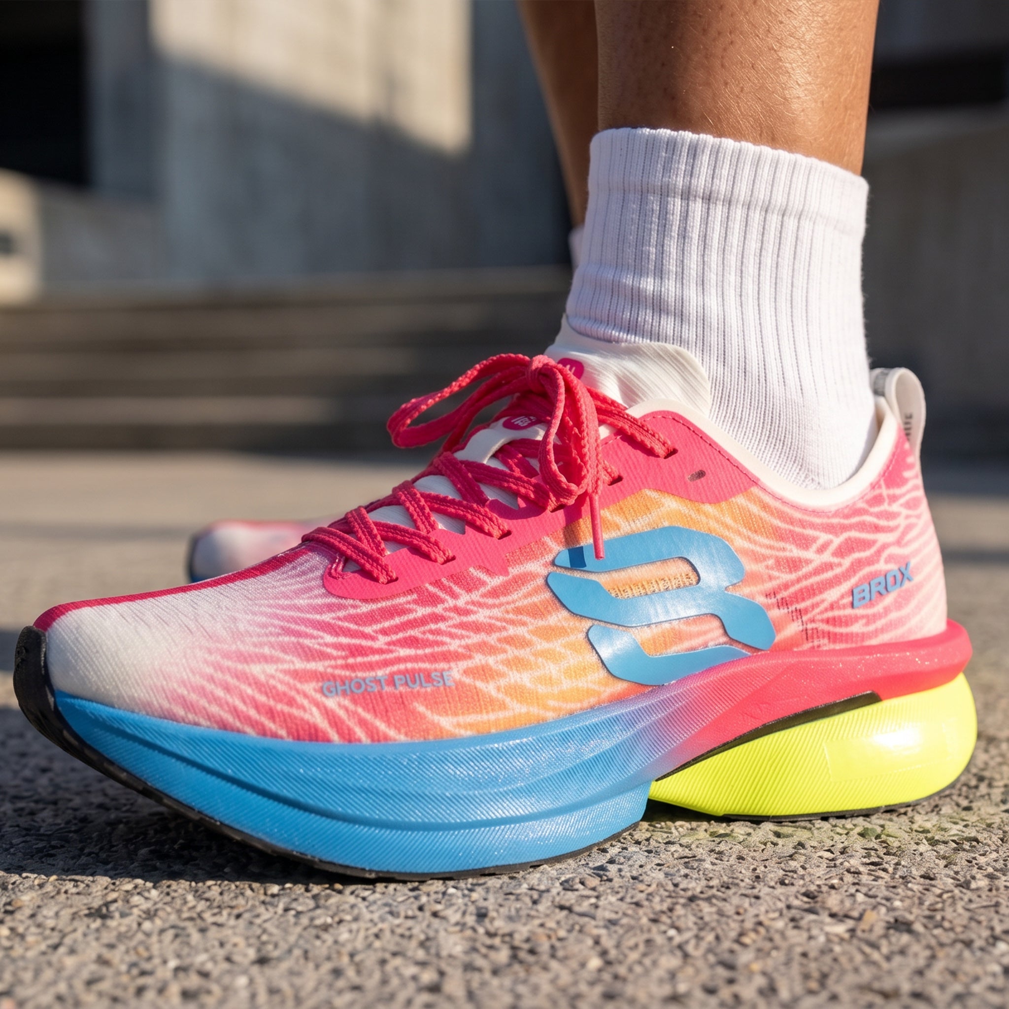 Ghost Pulse trainer worn outdoors